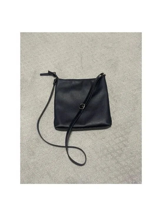 Tommy Hilfiger Black Crossbody Bag With Adjustable Strap gold logo - Picture 11 of 16